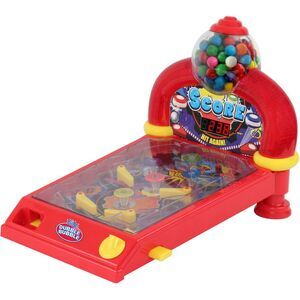 Dubble Bubble DB100P Pinball Gumball Machine - Lights - Sounds (Red)